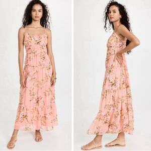 Lost and Wander Sunset Maxi Dress in Coral Size XS